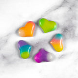 Rainbow Heart Magnets