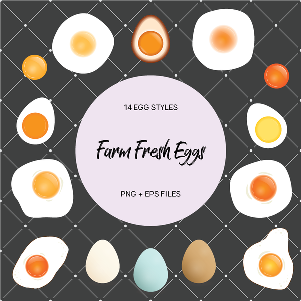 Farm Fresh Eggs Clip Art