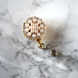 Pearl Wreath Badge Reel