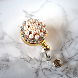Pearl Wreath Badge Reel