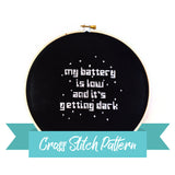 Opportunity Rover Cross Stitch Pattern