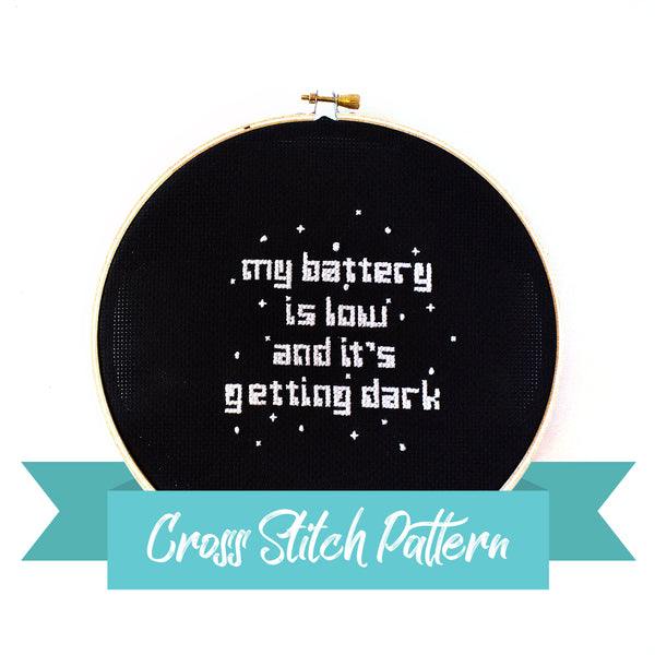 Opportunity Rover Cross Stitch Pattern