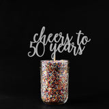Cake Toppers - Cheers To 50 Years Cake Topper