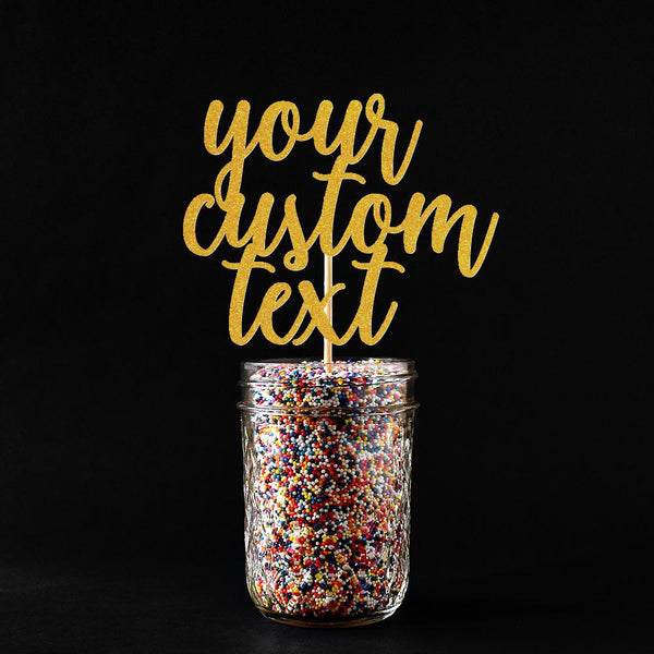 Cake Toppers - Custom Cake Topper