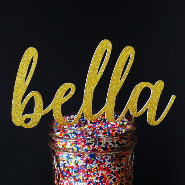 Cake Toppers - Personalized Name Cake Topper