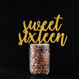 Cake Toppers - Sweet Sixteen Cake Topper