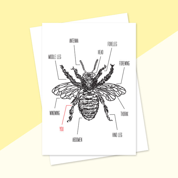 You're the Bee's Knees Card
