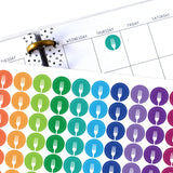 Fork Circle Planner Stickers