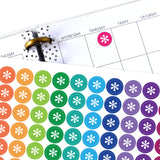Asterisk Circle Planner Stickers