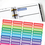 Water Tracker Skinny Planner Stickers