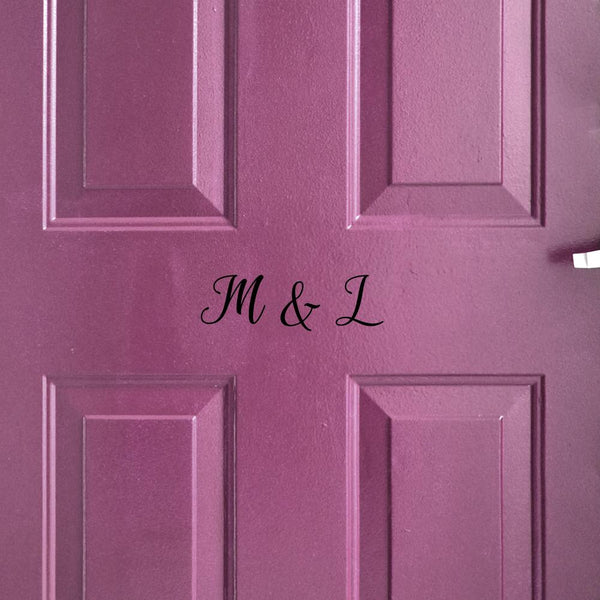 Custom Initials Decal