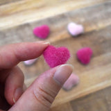 Magnets - Fuzzy Heart Magnets