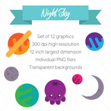 Night Sky Clip Art