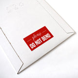 Stickers - Please Do Not Bend Shipping Labels