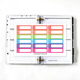 Meal Prep Write-In Planner Stickers