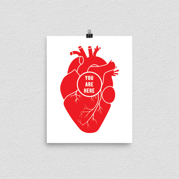 You Are Here Print