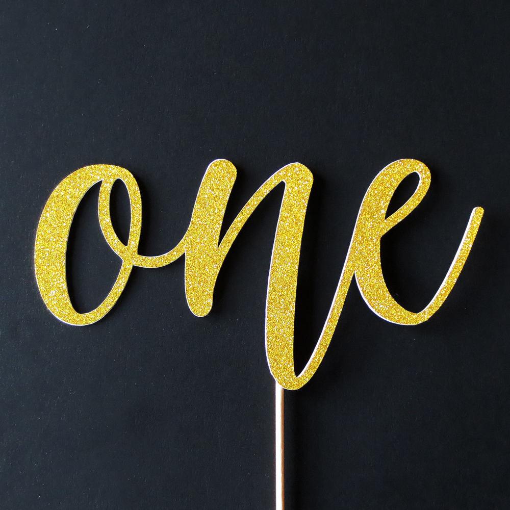 One Cake Topper – Paper Sonata