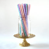 Paper Straws - Pastel Polka Dot Paper Straws