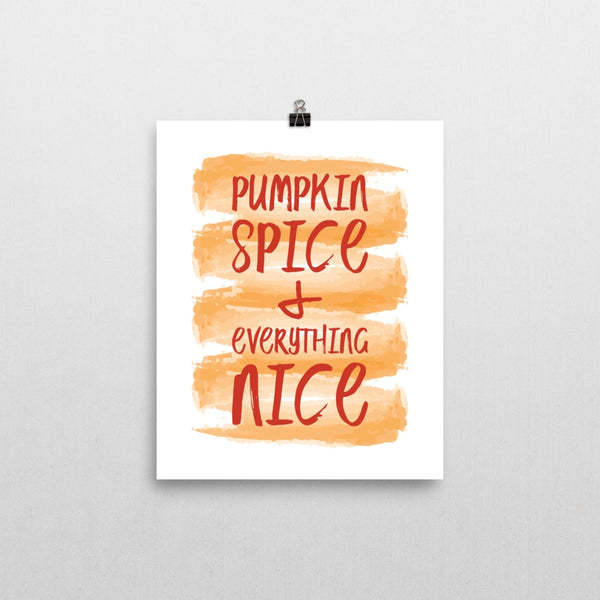 Print - Pumpkin Spice Print